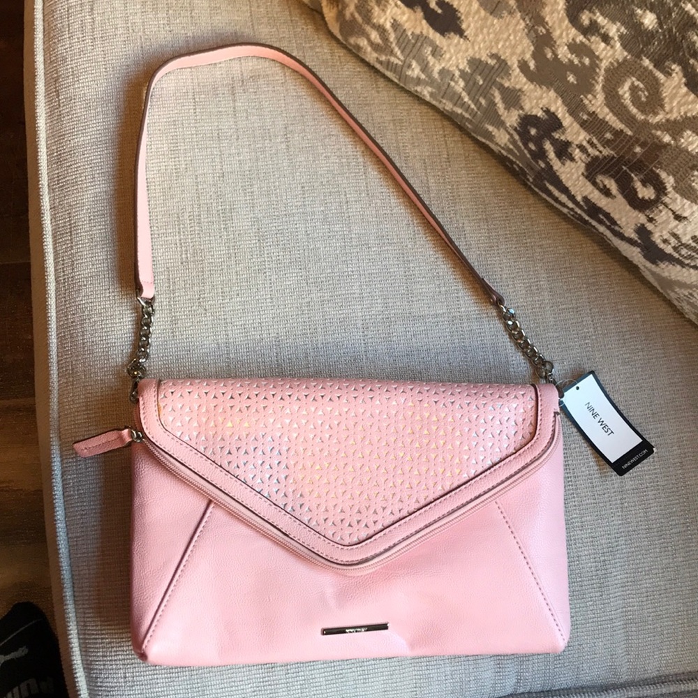 Nine West Silver Accent Purse - Picture 1 of 4